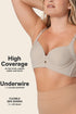 Leonisa Back Smoothing Bra With Soft Full Coverage Cups